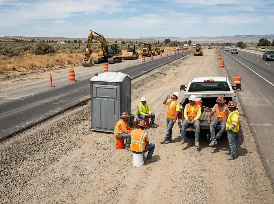 highway-road-construction-crew-007 — frequently asked questions, Porta Potty and Restroom Rentals in Cutten, CA